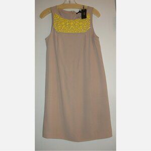 Tibi Iona Beaded Shift Sleeveless Mini Dress